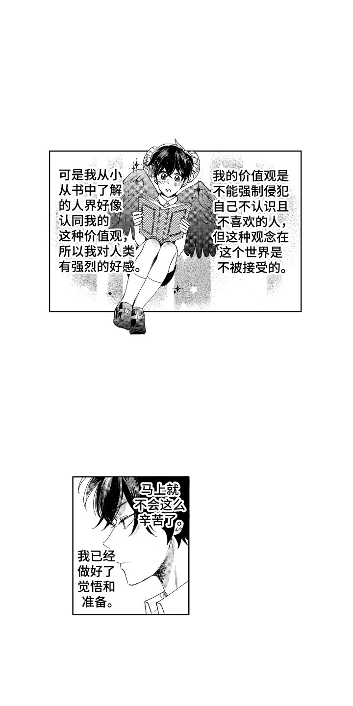 梦魔初入人间漫画,第1章：来到人间2图