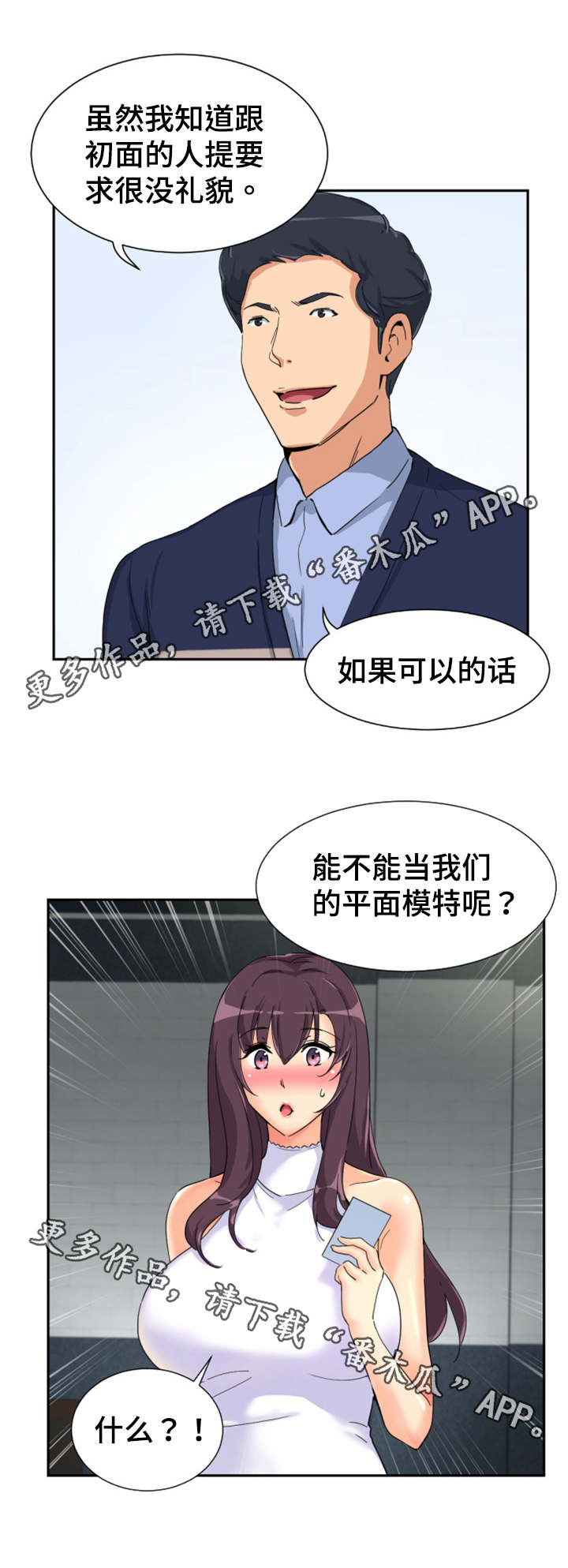 特殊爱好漫画,第39章：模特2图