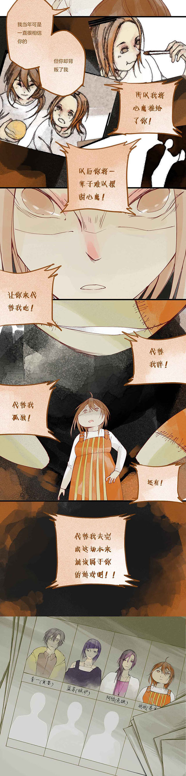 心魔游戏漫画,第8章：暴食心魔（下）2图