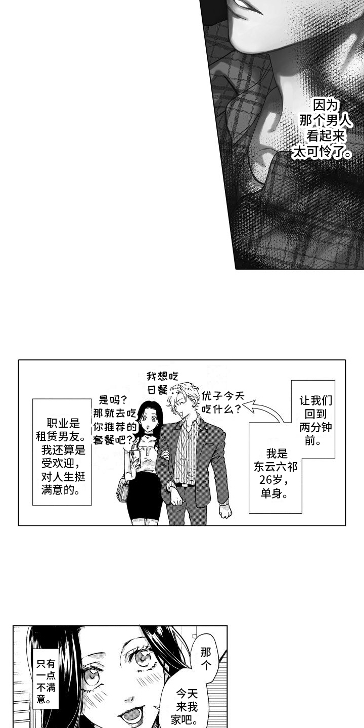 情感理论片在线观看漫画,第1章：租赁男友1图