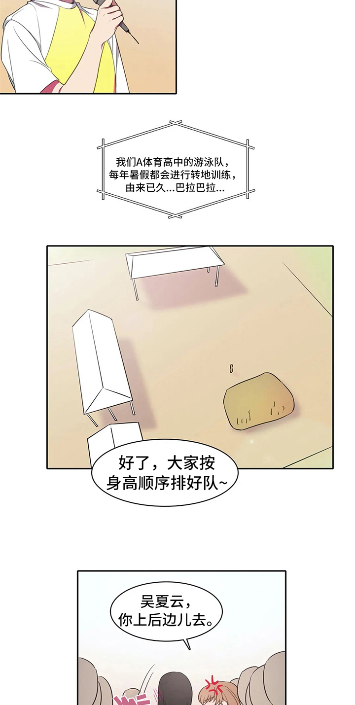 热浪游泳馆怎么样漫画,第25章：暑期训练1图