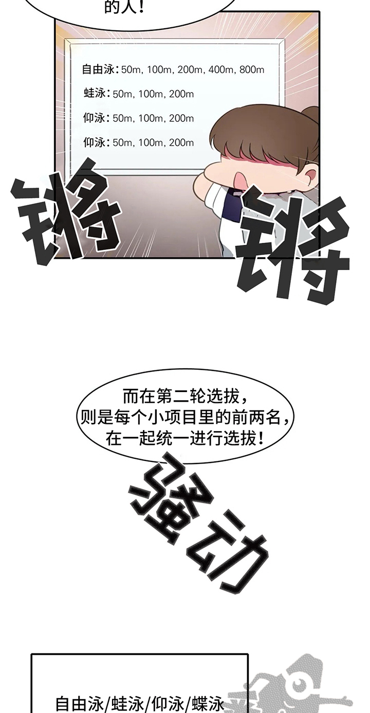 热浪游泳衣漫画,第21章：选拔赛开始1图