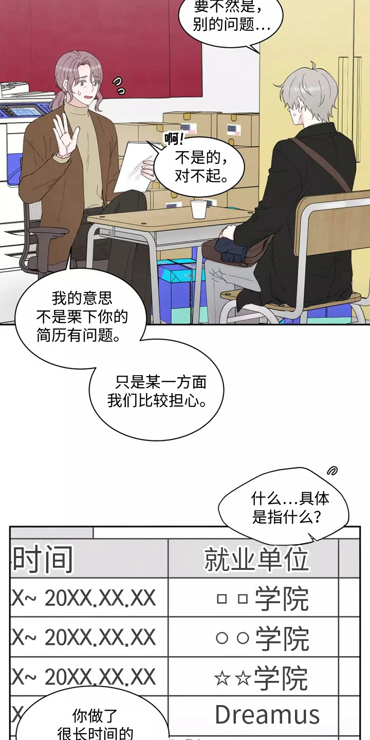 缘分注定漫画,第1章：应聘2图