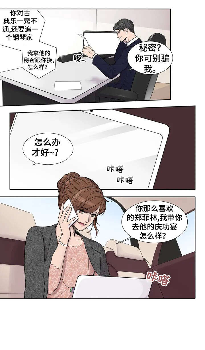 月光宝盒电影漫画,第1章：钢琴家1图