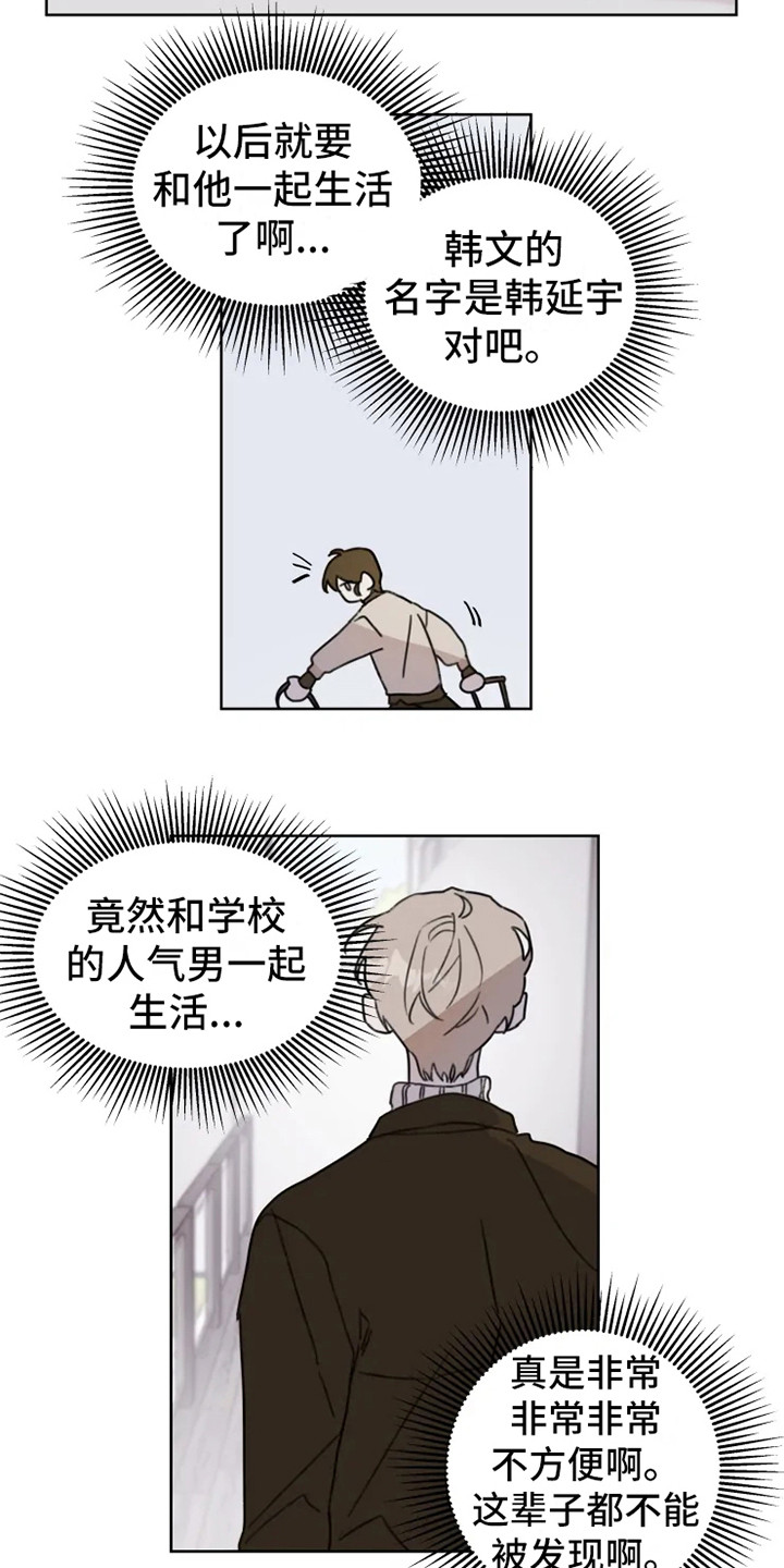 浪漫的青春漫画,第2章：人气男1图