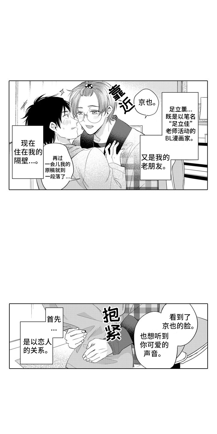 配音演员与动漫人物相遇漫画,第2章：漫画家2图