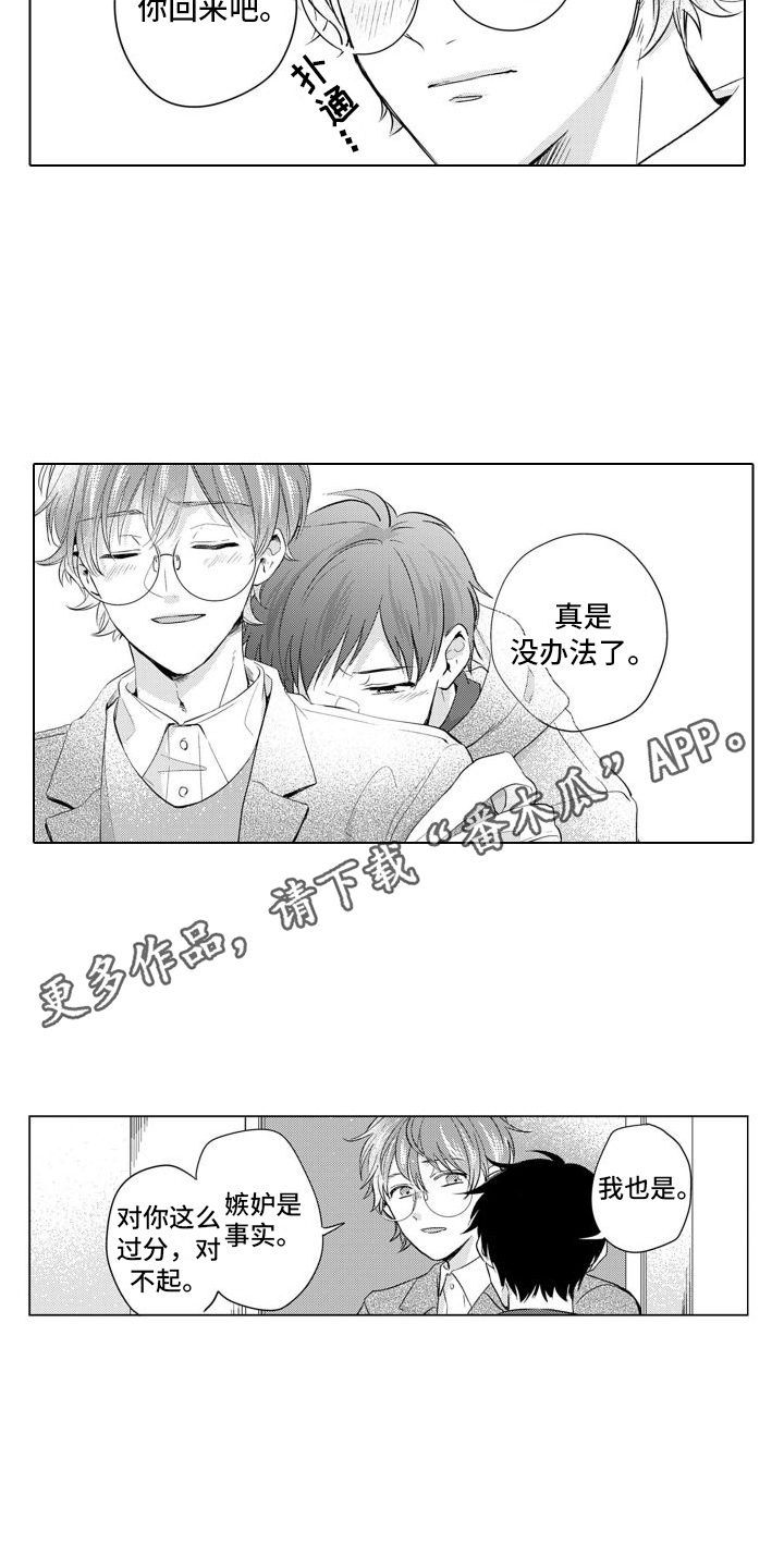 配音演员动漫人物漫画,第17章：道歉2图