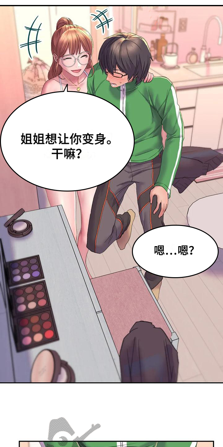 美丽变身漫画,第8章：化妆2图