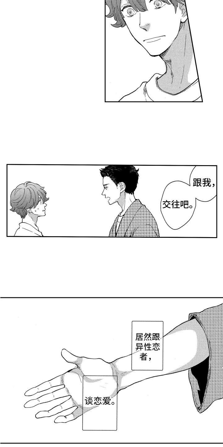 恋人的手中百花 香蹦蹦跳跳漫画,第3章：表白1图