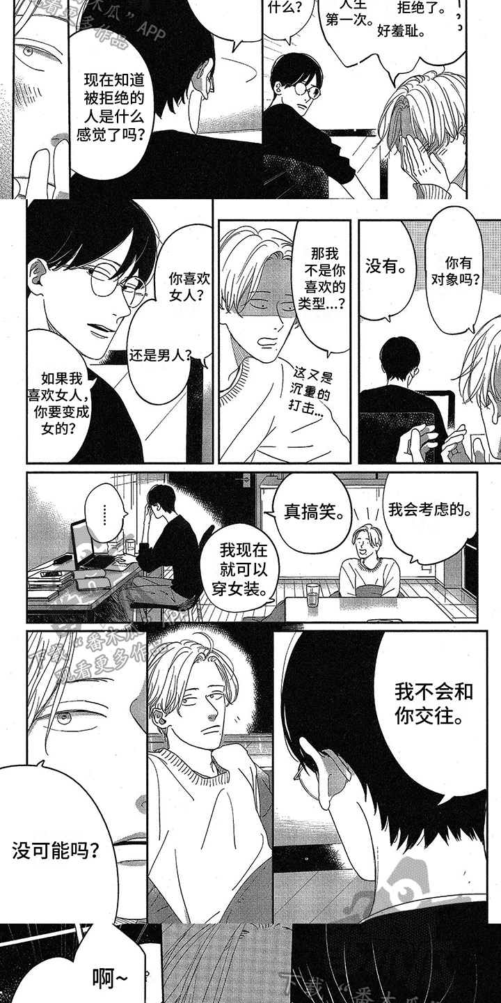 双面笔记漫画,第18章：表态2图