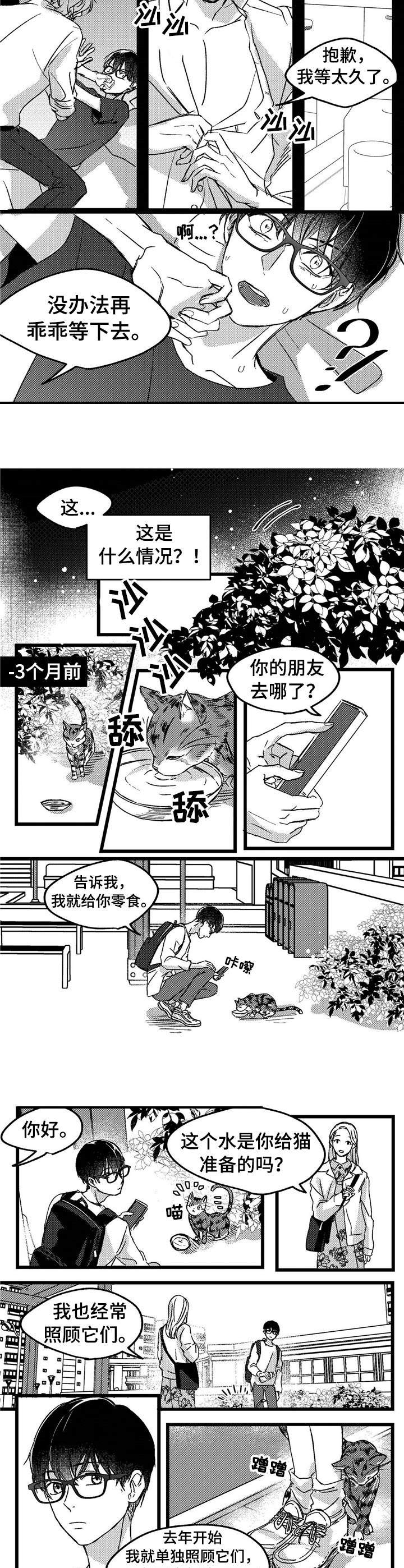 狼与羊恋爱漫画,第1章：小动物2图