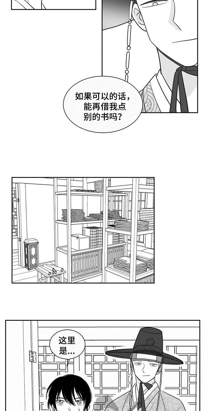 新贵族官网漫画,第10章：借书1图