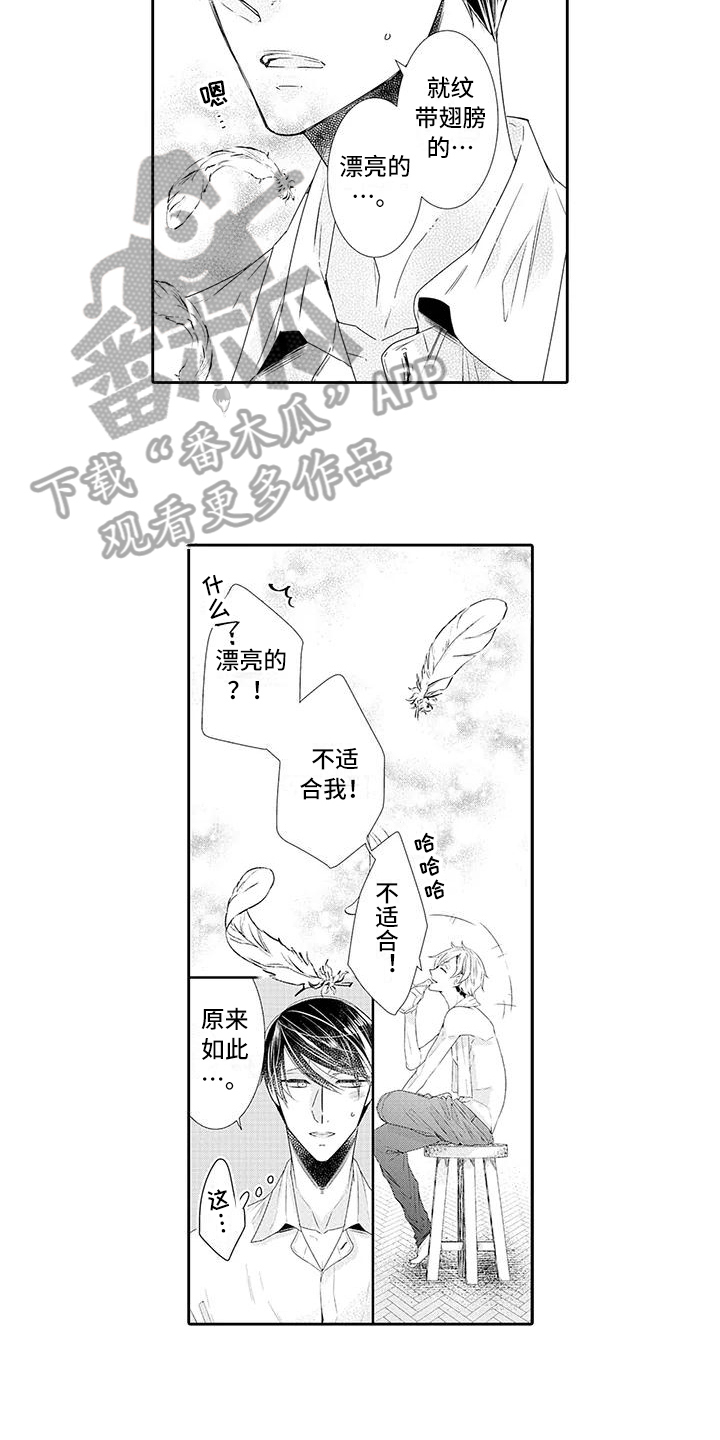 蝴蝶种类蓝色漫画,第12章：担心2图