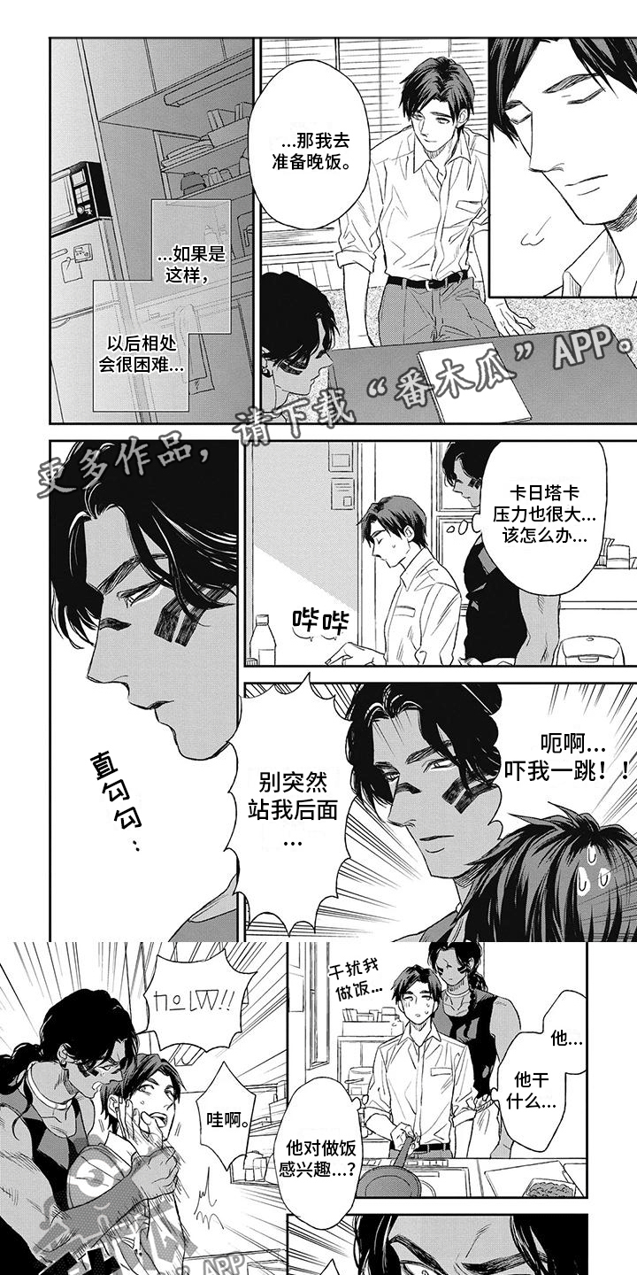 做你的新娘广场舞32步漫画,第8章：他的担忧1图