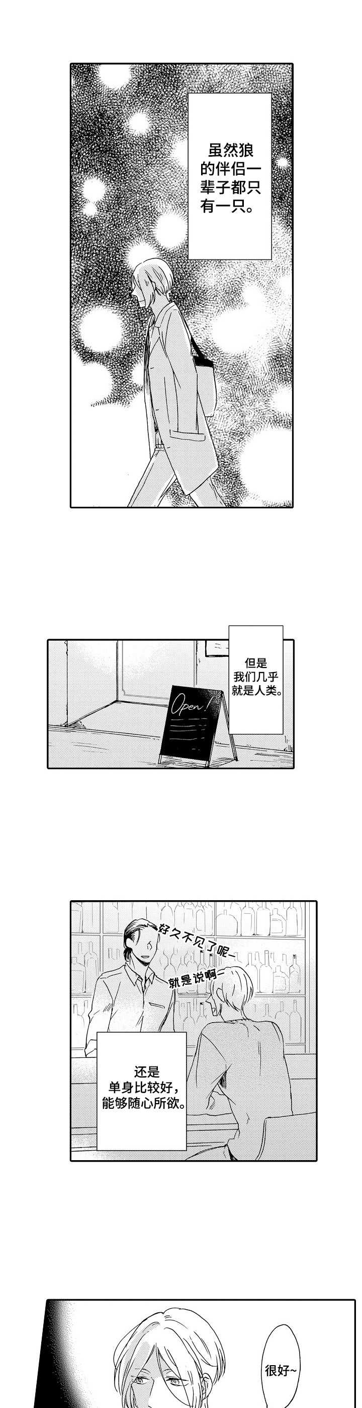 狼的故事儿童漫画,第1章：狼人1图