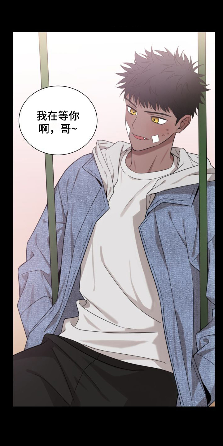 梅之恋图片漫画,第9章：躲着1图