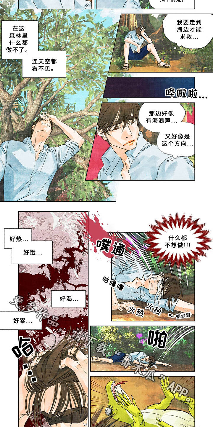 荒岛漂流者漫画,第4章：开始救援2图