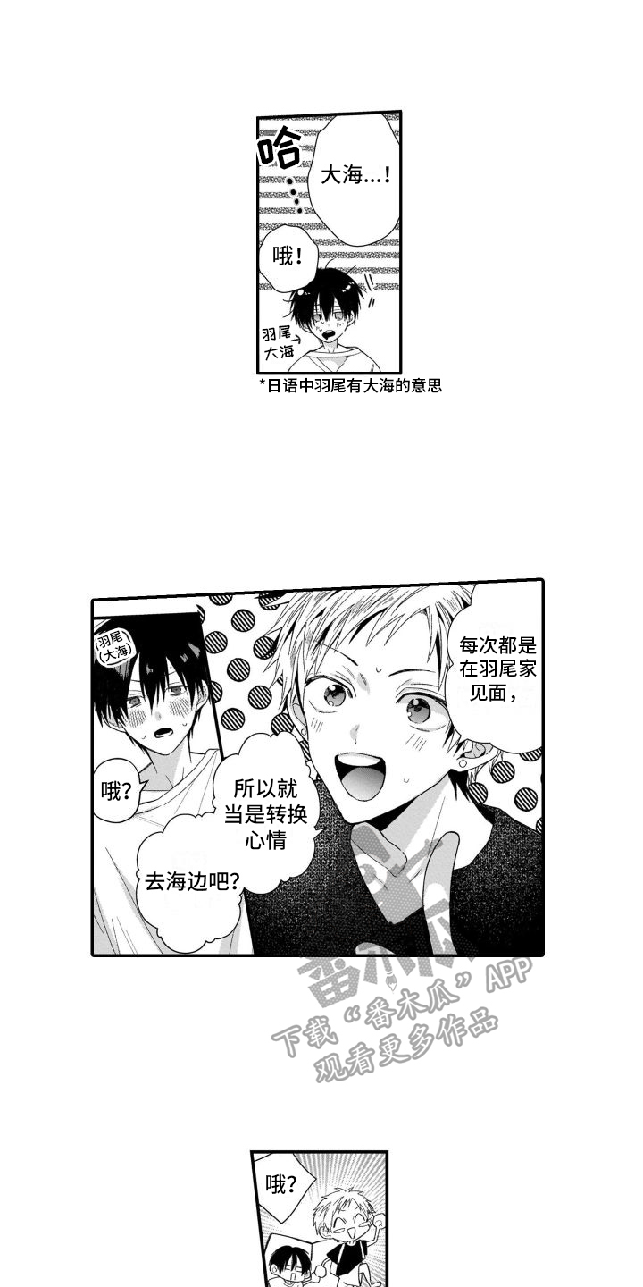 骄阳伴我的演员漫画,第7章：转换心情1图