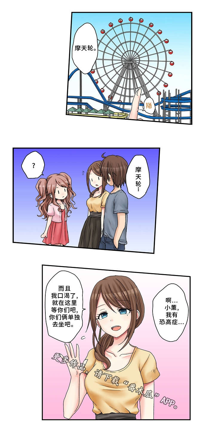 逾越界线漫画,第19章：摩天轮2图