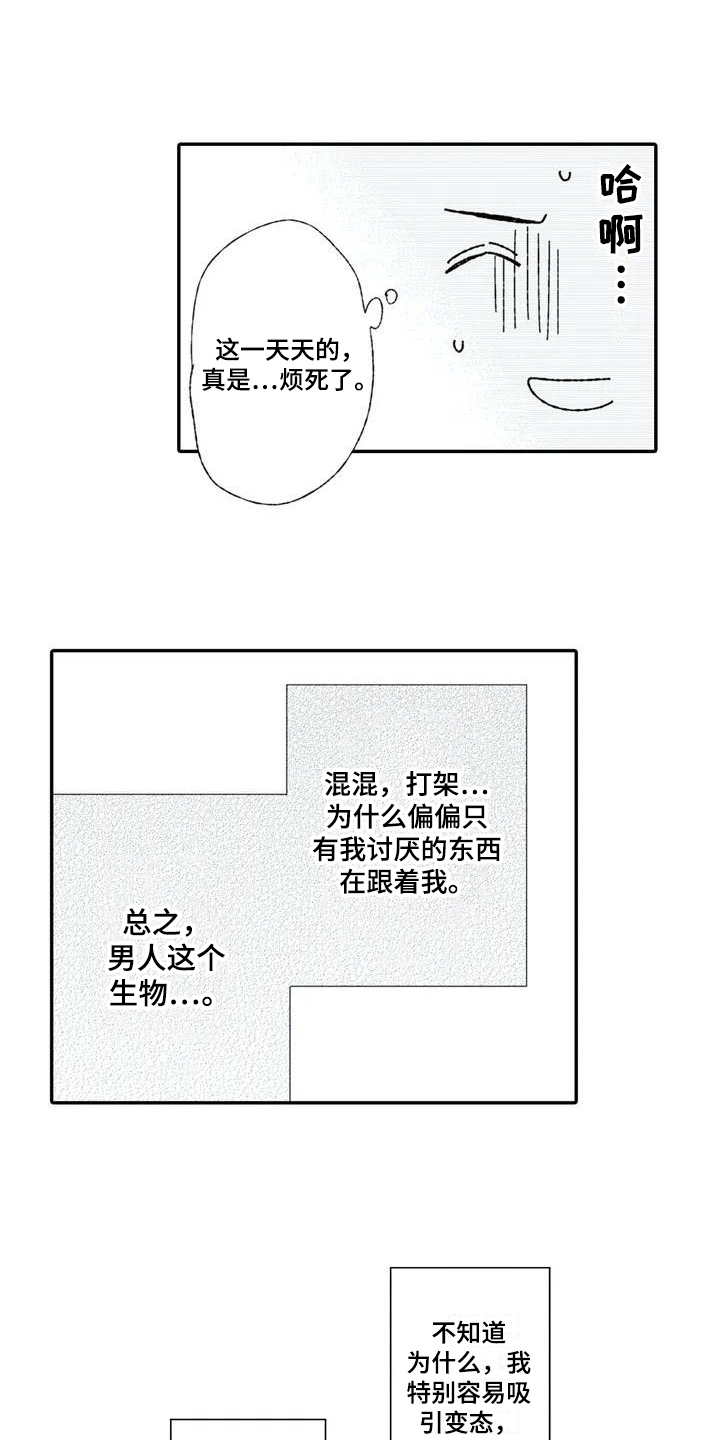 双重目的语漫画,第1章：不良老大2图