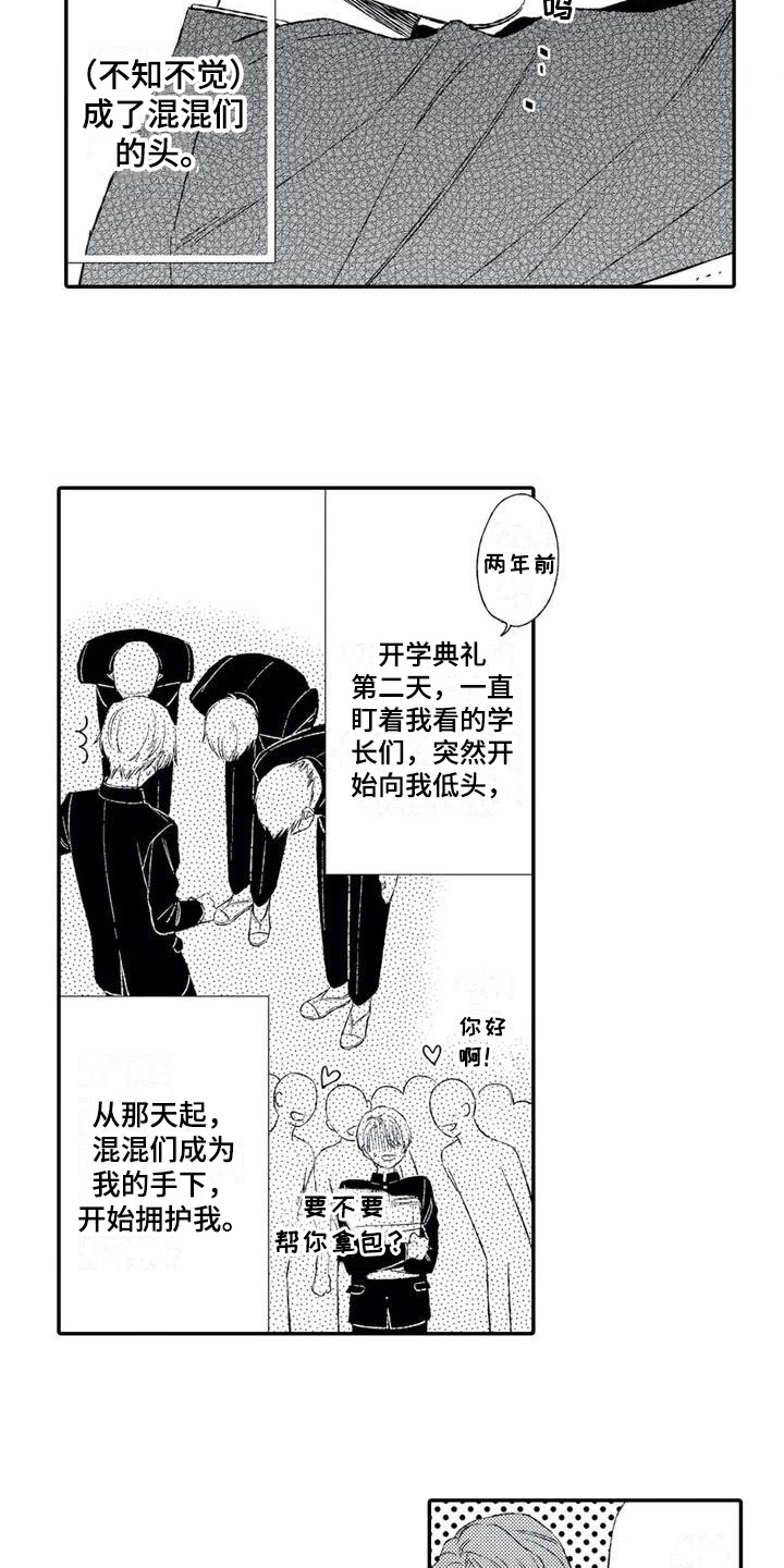 双重目的语漫画,第1章：不良老大2图