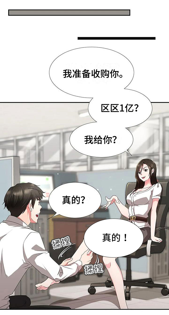 下班后的工作笔记漫画,第21章：收购你1图