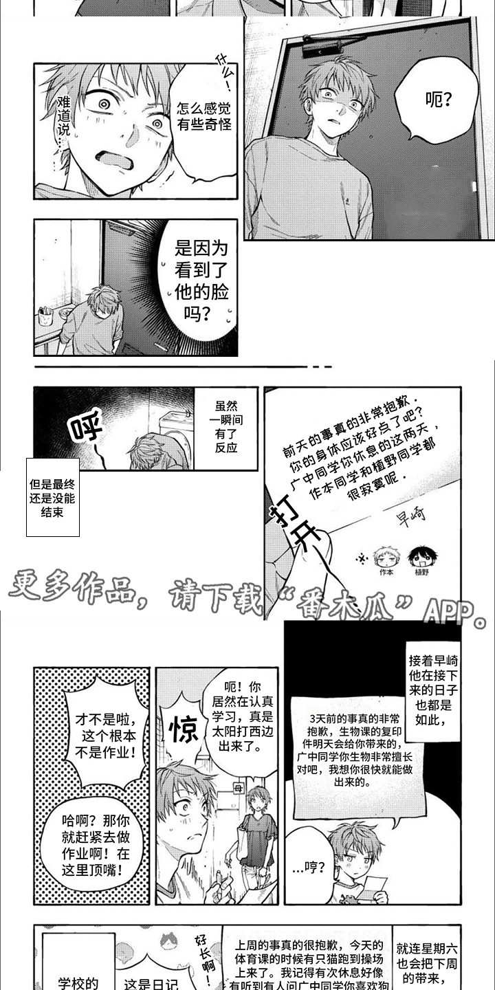 坦率的率是多音字吗漫画,第5章： 不甘心2图