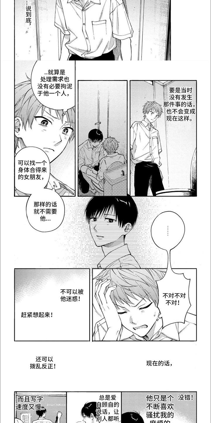 坦率的文章漫画,第14章：郁闷1图