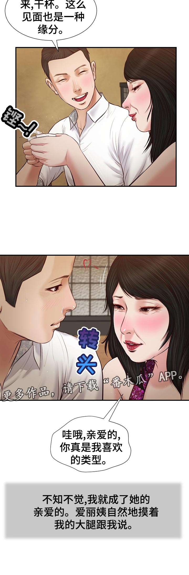 玉翡翠石头区别漫画,第55章：爱丽姨2图