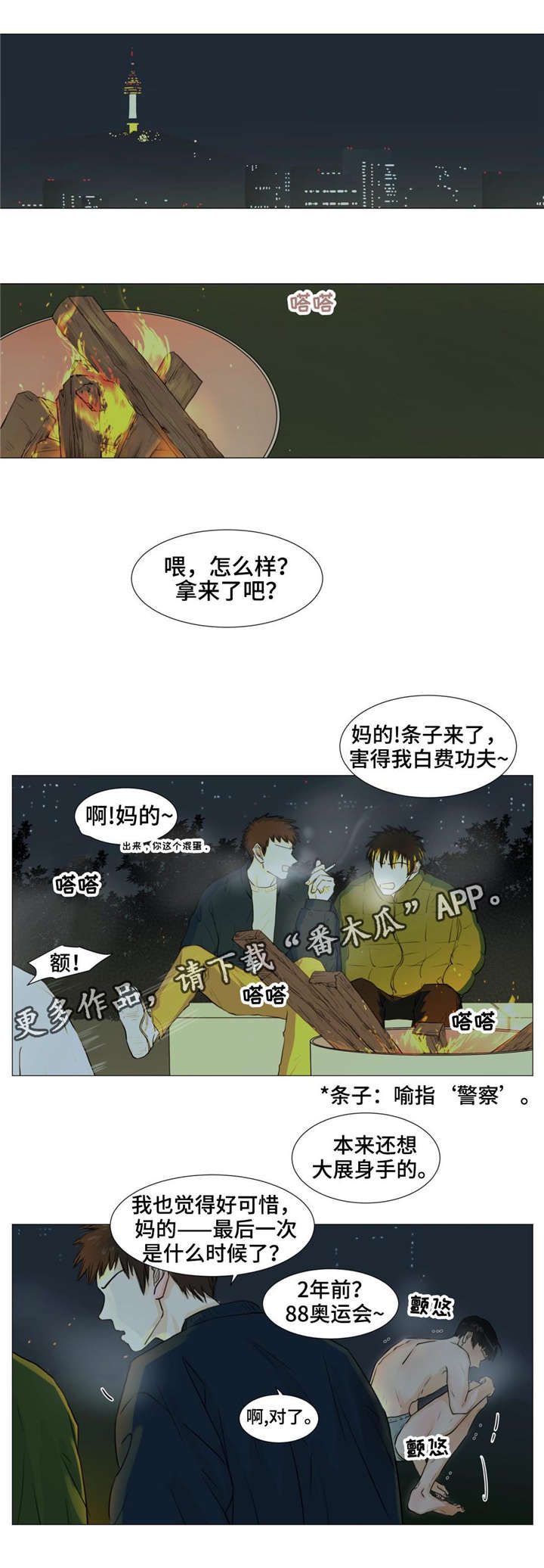 逃亡旅途漫画,第19章：离别1图