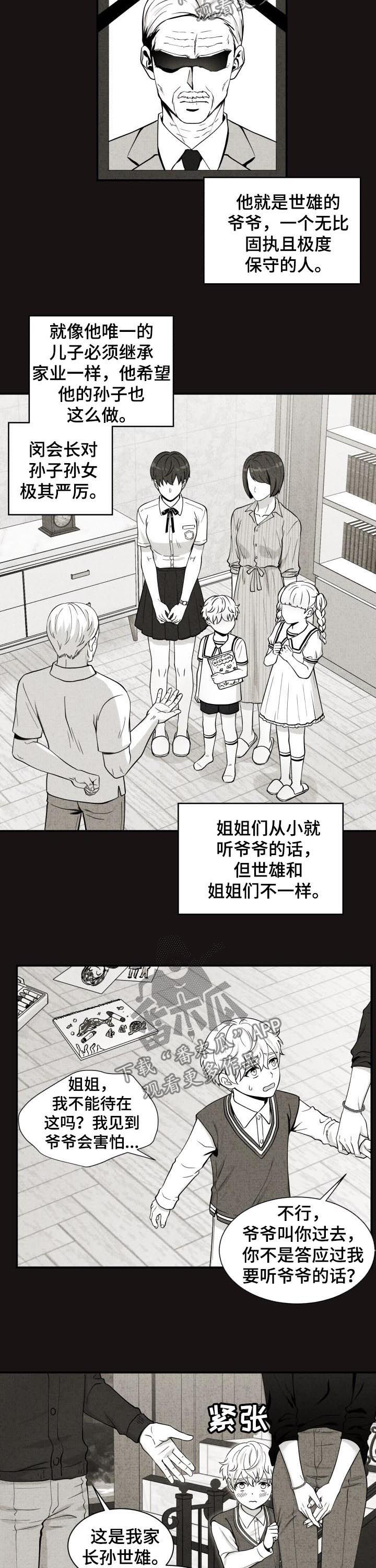 双面教授txt漫画,第134章：过去1图