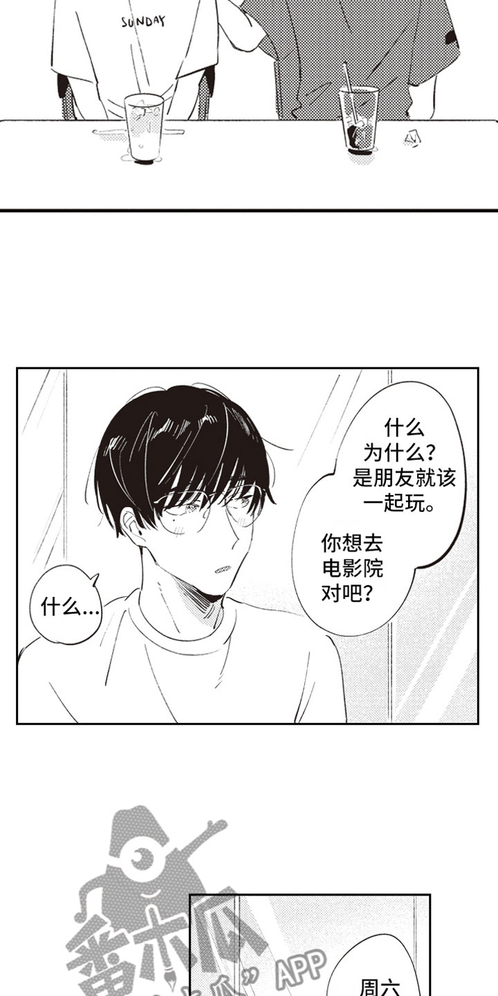 牛皮糖检测报告漫画,第13章：约会1图