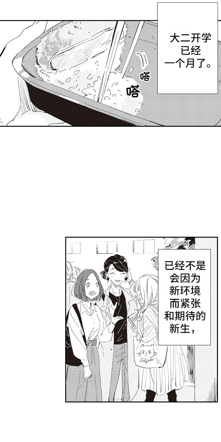 牛皮糖安全手册漫画,第1章：假装男友1图