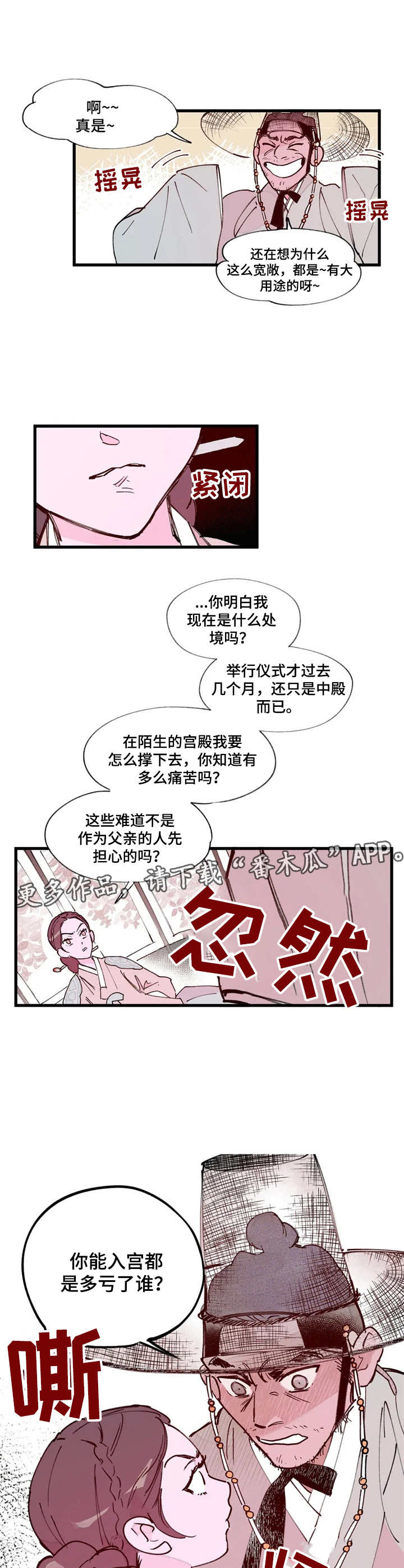 宫廷杀机图片漫画,第11章：发火1图