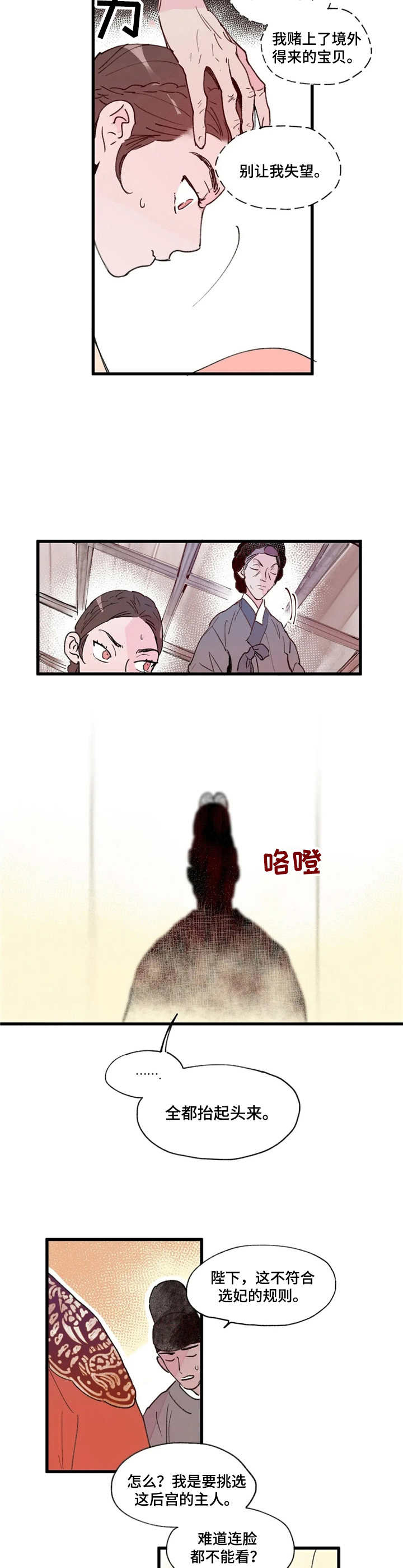 宫廷杀机图片漫画,第4章：面圣2图