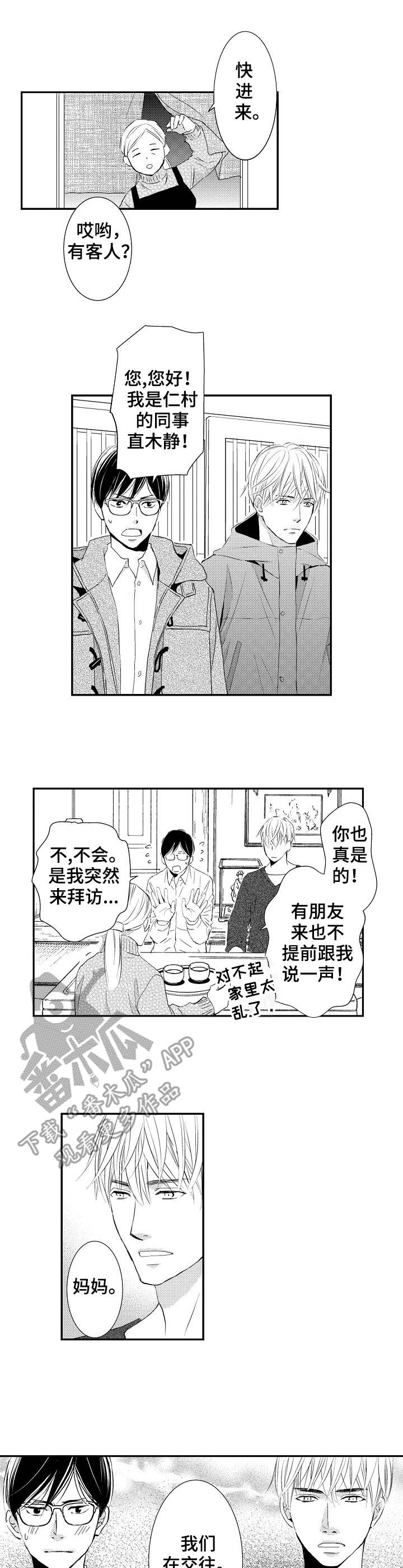 天潢贵胄第几章两人心意相通漫画,第20章：见家长1图