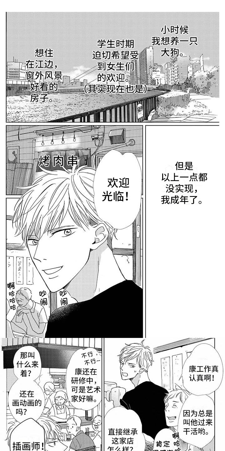 嘴唇上的谎言漫画,第1章：初遇1图