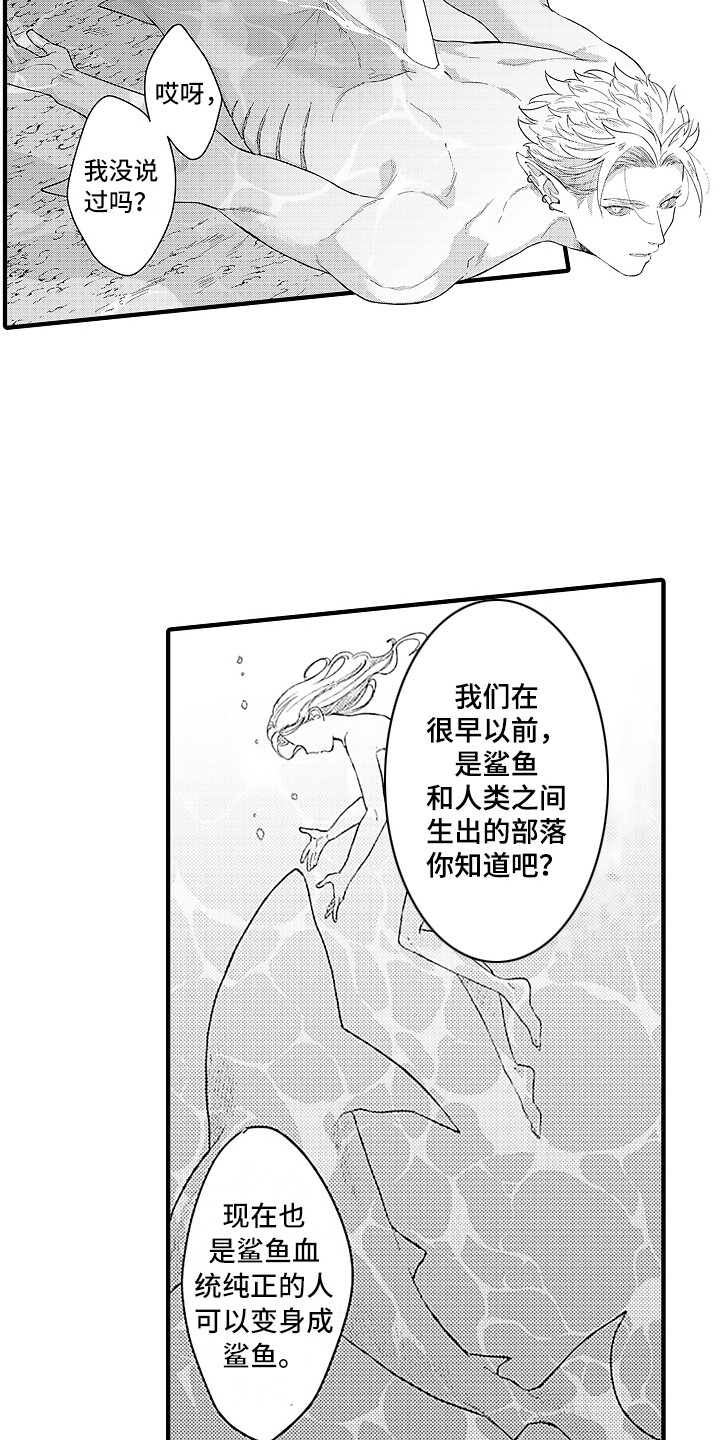 献给鲨鱼家族车图漫画,第11章：变身鲨鱼2图