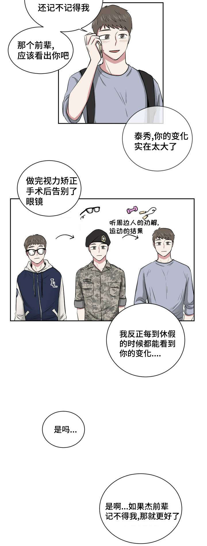 心花怒放免费高清观看漫画,第1章：重新认识1图