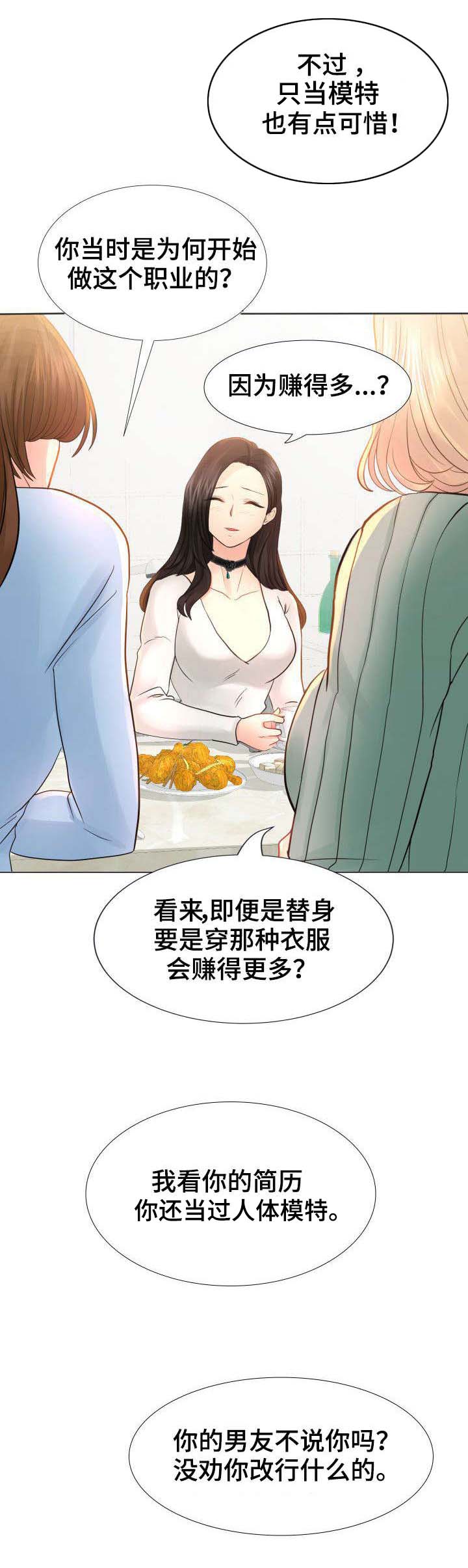 私建别墅房漫画,第1章：模特2图