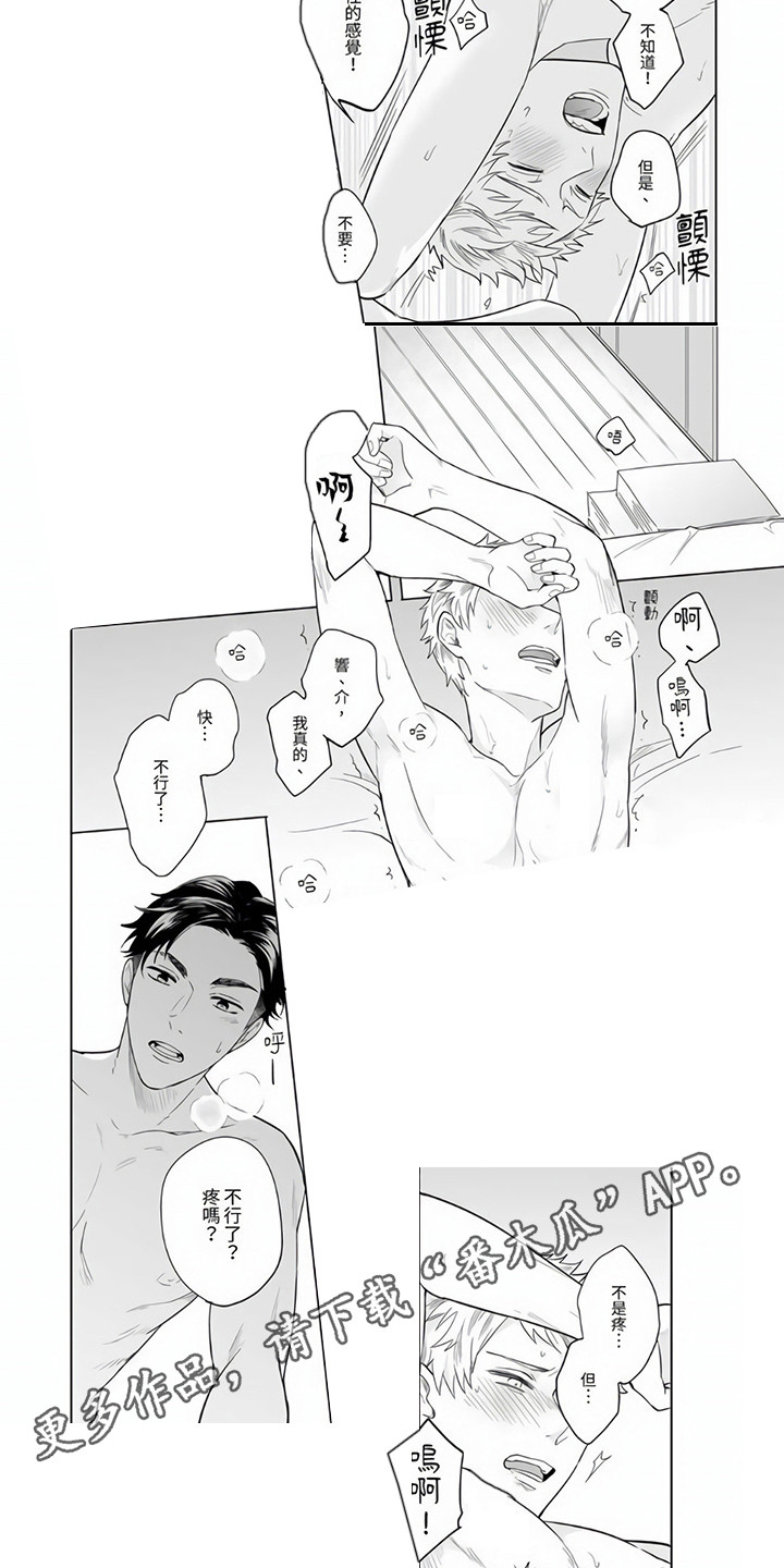 爱的视频漫画,第8章：很认真2图