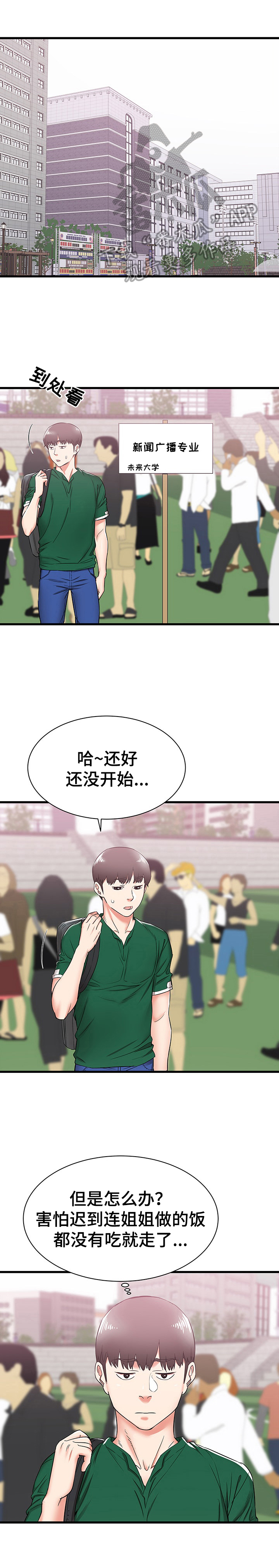 独闯大城市漫画,第14章：享受大学生活1图