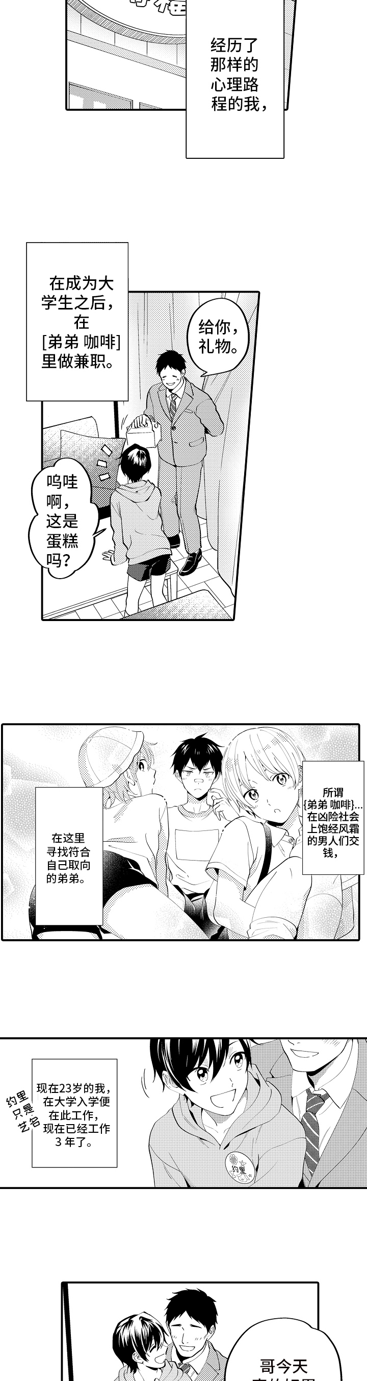 哥哥的小尾巴漫画,第1章：兼职2图