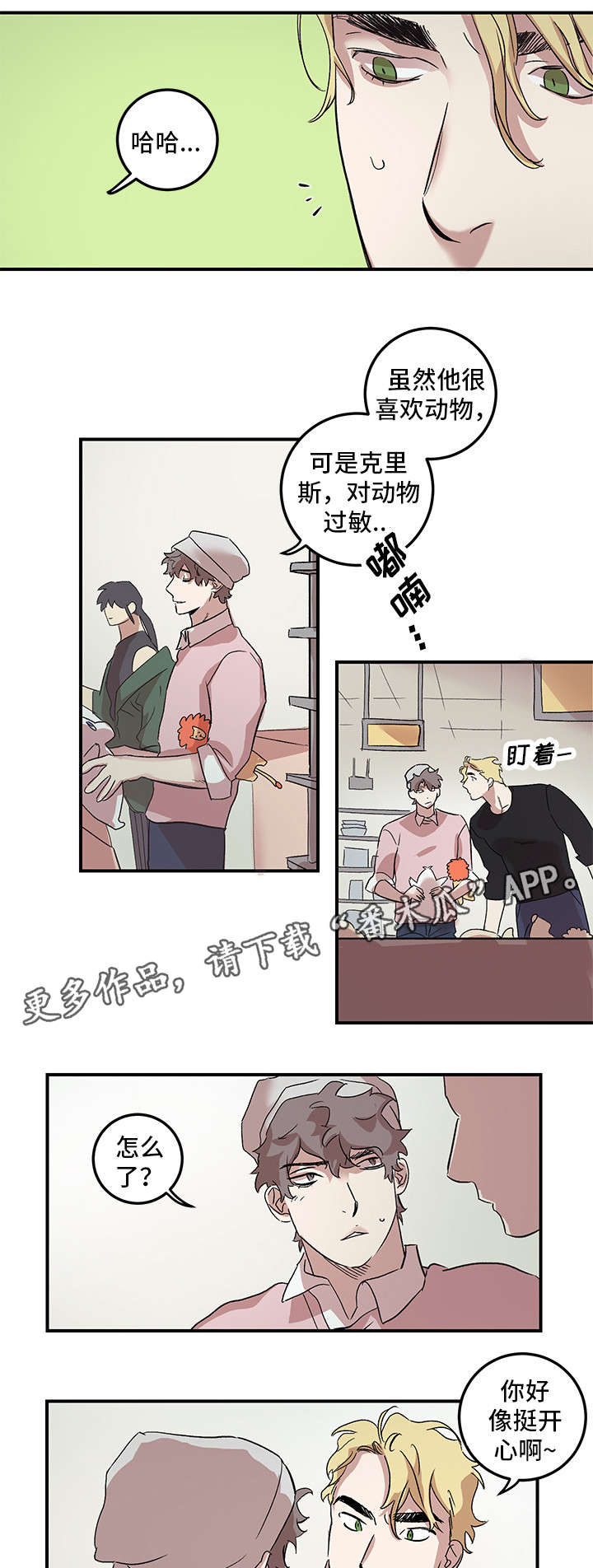 西班牙难言之爱漫画,第19章：挑礼物1图