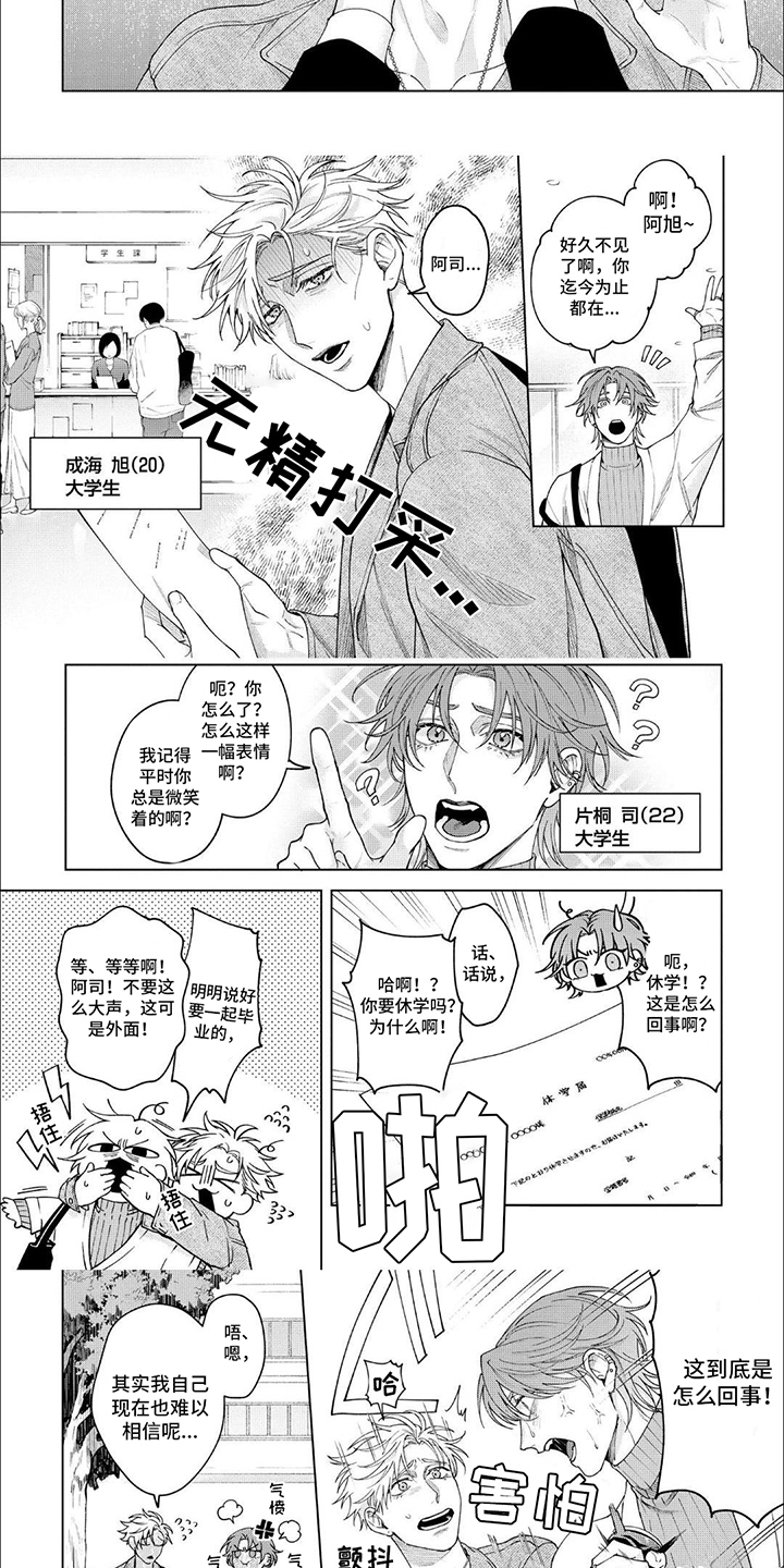 天真的橡皮(dj阿哲版)–白水寒漫画,第1章：困境2图