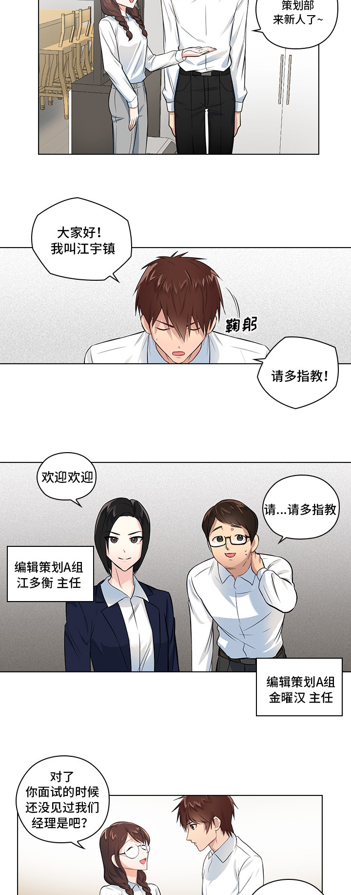 三个人的戏曲舞蹈女生漫画,第2章：职场生活2图