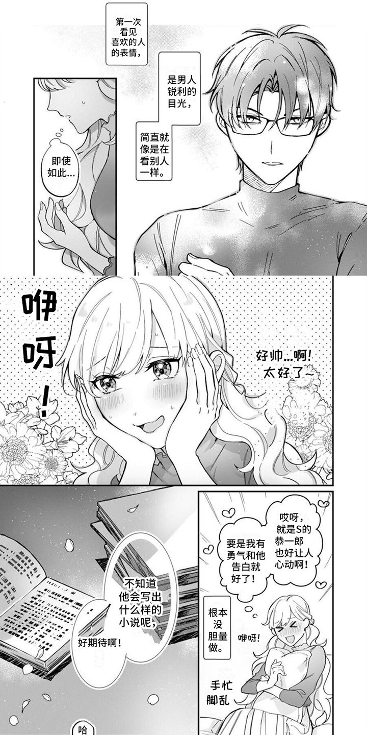 官能小说家漫画,第3章：草稿1图