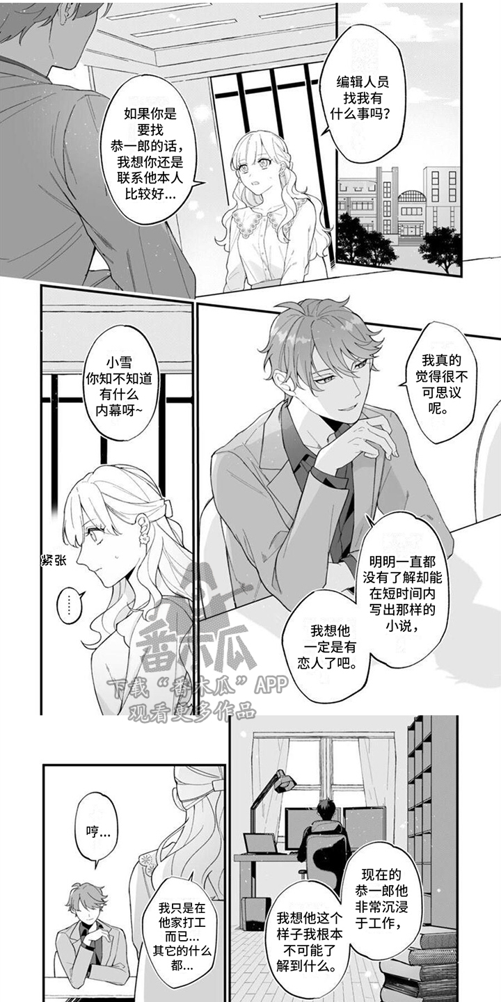 官能小说家日剧免费在线观看漫画,第6章：告诫1图