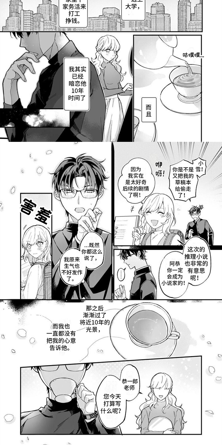 官能小说家日剧免费在线观看漫画,第1章：助手与小说家2图