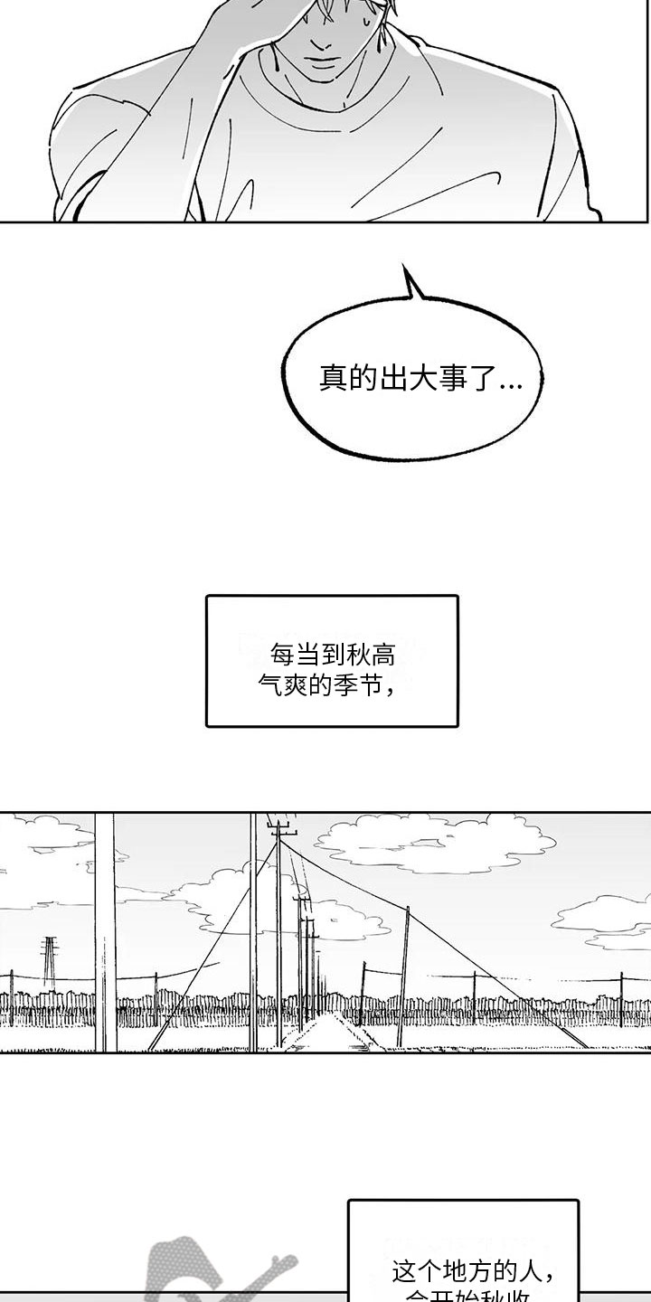 返乡飞机折扣漫画,第17章：农活体验1图